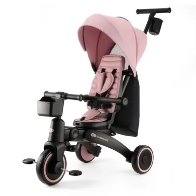 Kinderkraft, Jazz 2, tricicleta multifunctionala 5 in 1, Candy Pink