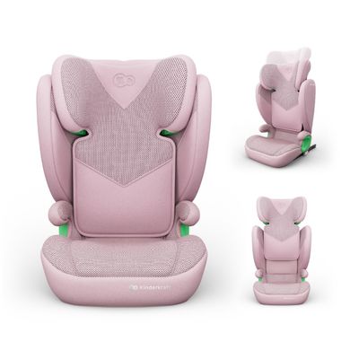 Kinderkraft, Junior Fix 2 Plus, i-Size, scaun auto, pink, 100-150 cm