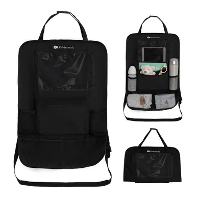 Kinderkraft, organizator auto 2in1, negru