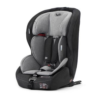 Kinderkraft, Safety Fix, scaun auto 9-36 kg, negru/gri