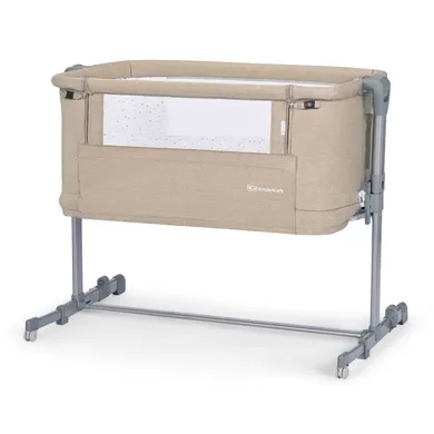 Kinderkraft, Side2Bed, patut suplimentar 3 in 1, Beige Melange