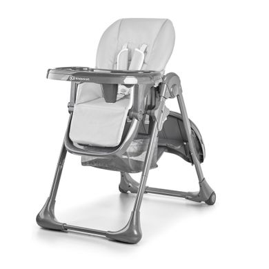 Kinderkraft, Tastee, scaun inalt pliant pentru hranire, Grey