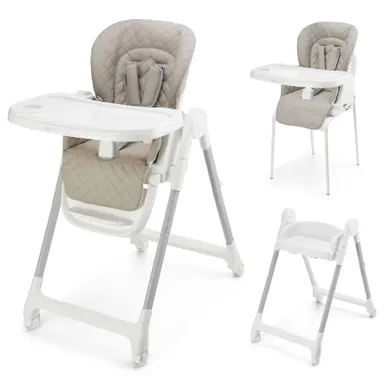 Kinderkraft, Tulo, scaun de masa 3in1, bej