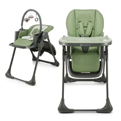 Kinderkraft, Tummie, scaun de masa pliabil 2 in 1, Green