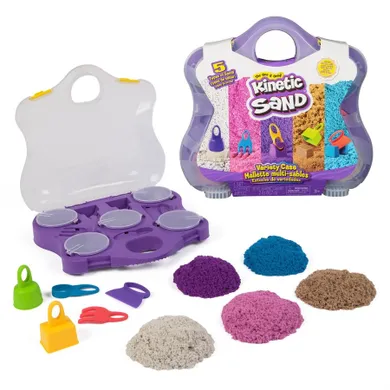 Kinetic Sand, Castle Case, nisip kinetic, 1000g, set de joaca