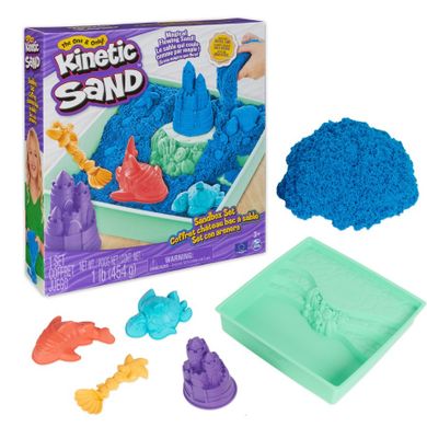 Kinetic Sand, nisip kinetic, set creativ, albastru