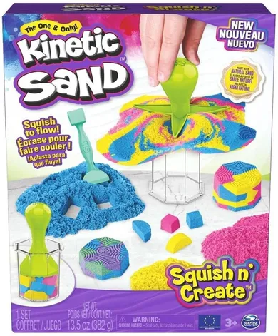 Kinetic Sand, Squish n' Create, nisip kinetic, set creativ