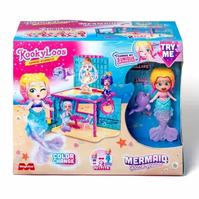 KookyLoos, Mermaids Beach House, set cu figurina