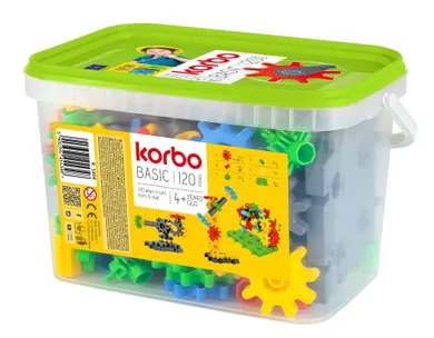 Korbo, Basic, set de constructie, 120 piese