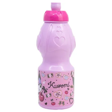 Kuromi, sticla de apa, 400 ml