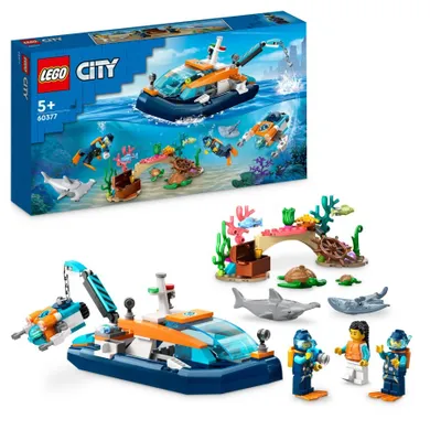 LEGO City, Barca pentru scufundari de explorare, 60377