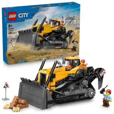 LEGO City, Buldozer galben, 60466