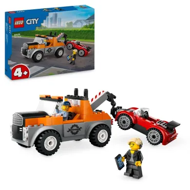 LEGO City, Camioneta de tractare si masina sport, 60435