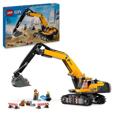 LEGO City, Excavator galben de constructii, 60420
