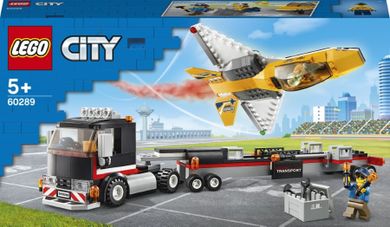 LEGO City Great Vehicles, Transportor de avion cu reactie pentru spectacol aviatic, 60289