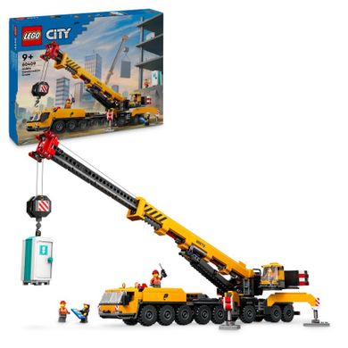 LEGO City, Macara mobila galbena de constructii, 60409