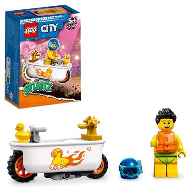 LEGO City, Motocicleta de cascadorii cu cada, 60333