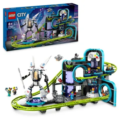 LEGO City, Parc cu roller-coaster Lumea Robotilor, 60421