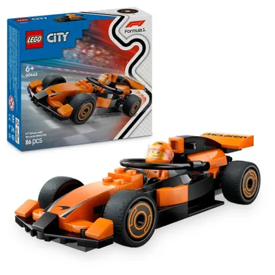 LEGO City, Pilot F1 cu masina de curse McLaren, 60442