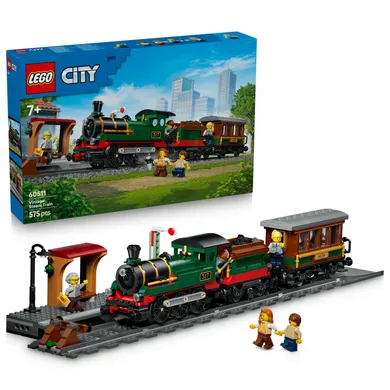 LEGO City, Tren cu aburi vintage, 60511