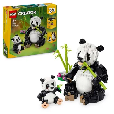 LEGO Creator, Animale salbatice: Familia de ursi panda, 31165