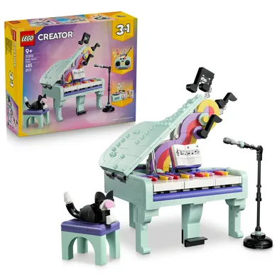 LEGO Creator, Pian decorativ cu o pisica, 31392