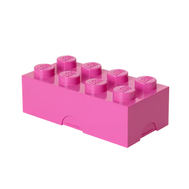 LEGO, cutie pentru pranz - bloc, roz