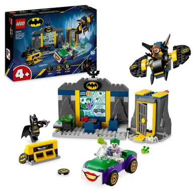 LEGO DC Batman, Batcave cu Batman, Batgirl si Joker, 76272