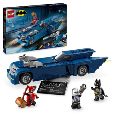 LEGO DC Batman, Batman cu al sau Batmobile vs Harley Quinn si Mr. Freeze, 76274