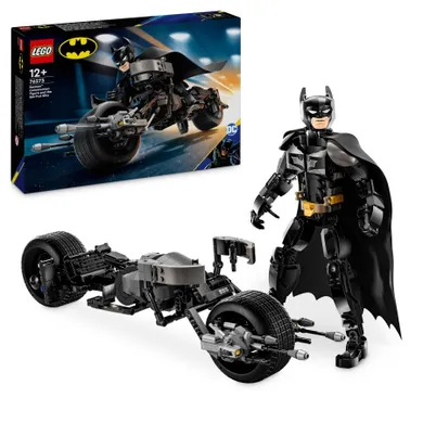 LEGO DC Batman, Figurina de constructie Batman si motocicleta Bat-Pod, 76273