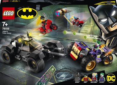 LEGO DC Comics Super Heroes, Urmarirea lui Joker cu mototriciclul, 76159
