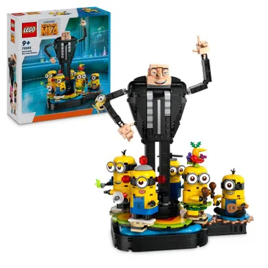 LEGO Despicable Me 4, Gru si minionii din caramizi, 75582