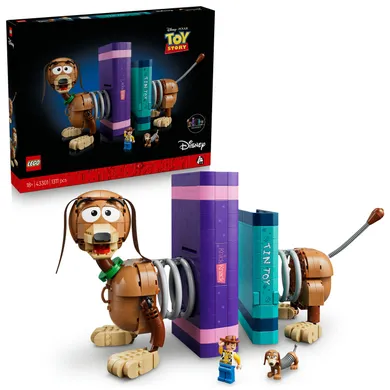 LEGO Disney Pixar, Opritoare de carti Cainele Slinky din Povestea jucariilor, 43301