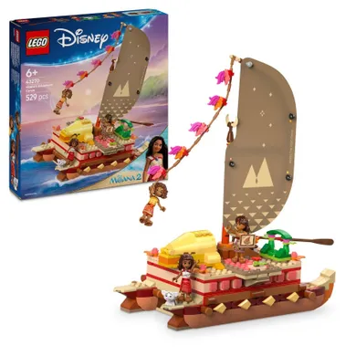 LEGO Disney Princess, Canoea de aventura a Moanei, 43270