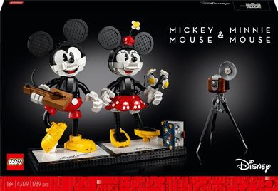 LEGO Disney Princess, Personaje construibile Mickey Mouse si Minnie Mouse, 43179