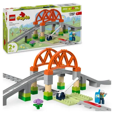 LEGO DUPLO, Set de extindere Pod si sine de cale ferata, 10426