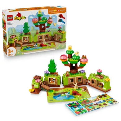 LEGO DUPLO Town, Padurea descoperirilor cu animale salbatice, 10480