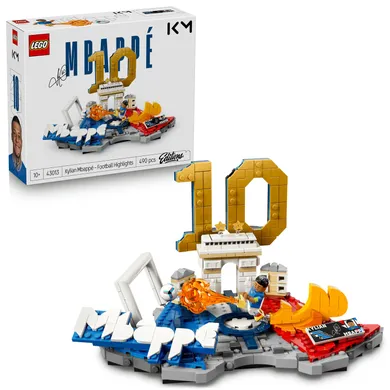 LEGO Editions Football, Kylian Mbappé - Momente importante din fotbal, 43013