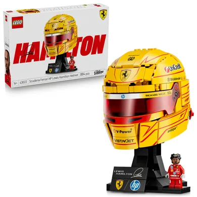 LEGO Editions Formula 1, Casca lui Lewis Hamilton Scuderia Ferrari HP, 43022