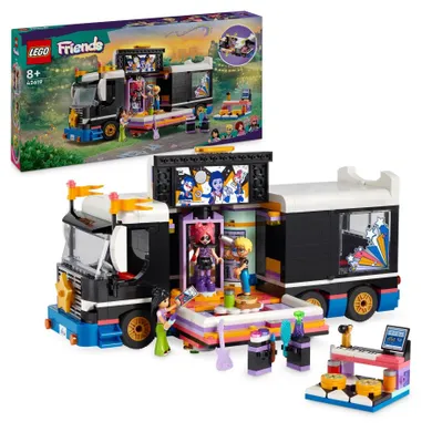 LEGO Friends, Autocar de turneu pentru staruri pop, 42619