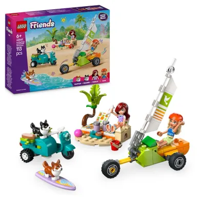 LEGO Friends, Aventuri cu catei la surfing si pe scuter, 42641