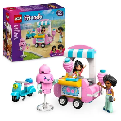 LEGO Friends, Taraba cu vata de zahar si scuter, 42643