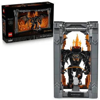 LEGO Icons, Stapanul inelelor: Diorama pentru biblioteca cu un Balrog, 10367
