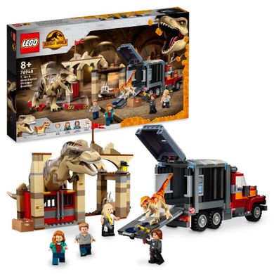 LEGO Jurassic World, Evadarea dinozaurilor T. rex si Atrociraptor, 76948