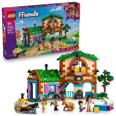 LEGO LEGO Friends, Ferma si grajd pentru ponei, 42654