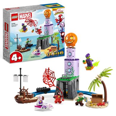 LEGO Marvel, Echipa lui Paienjenel la farul Monstrului verde, 10790