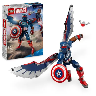 LEGO Marvel, Figurina noua de constructie Capitanul America, 76296