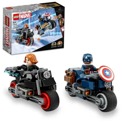 LEGO Marvel, Motocicletele lui Black Widow si Captain America, 76260