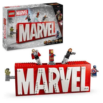 LEGO Marvel, Sigla si minifigurine MARVEL, 76313