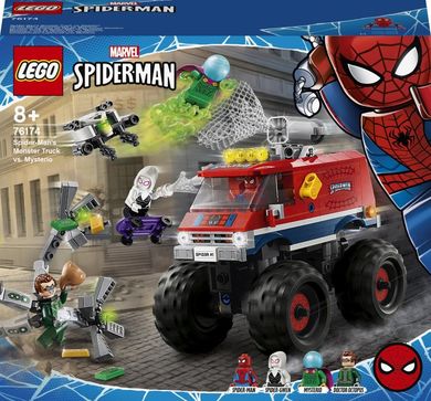 LEGO Marvel Super Heroes, Camionul gigant al Omului paianjen contra Mysterio, 76174